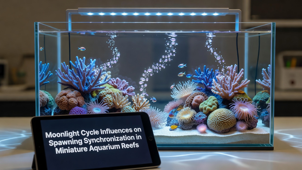 Moonlight Cycle Influences on Spawning Synchronization in Miniature Aquarium Reefs